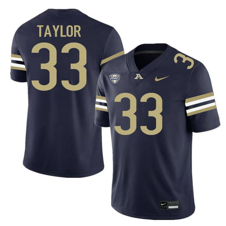 Jason Taylor Akron Zips Jersey,University Of Akron #33 Jason Taylor Jersey Youth-Navy